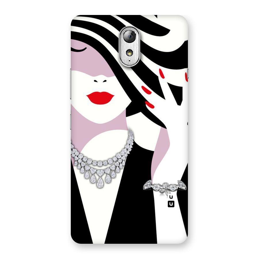 Women Beauty Back Case for Lenovo Vibe P1M