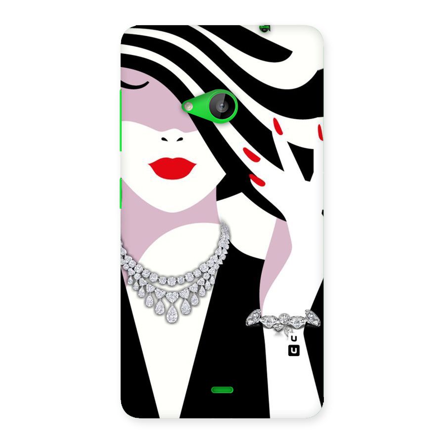 Women Beauty Back Case for Lumia 535
