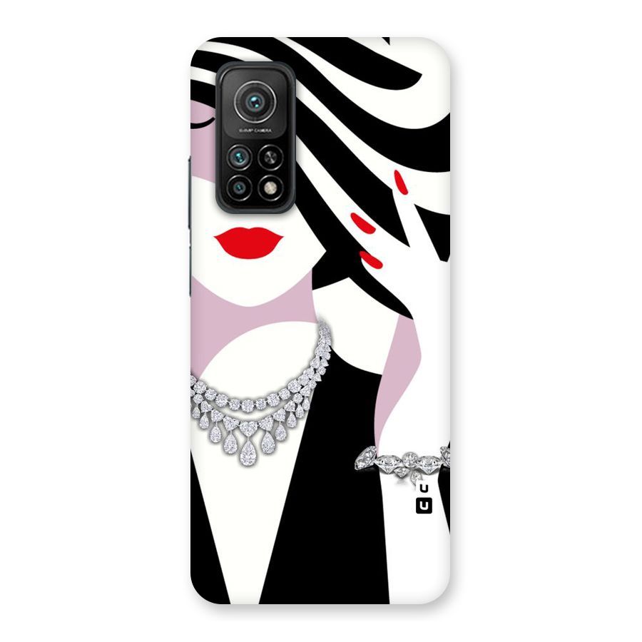 Women Beauty Back Case for Mi 10T 5G