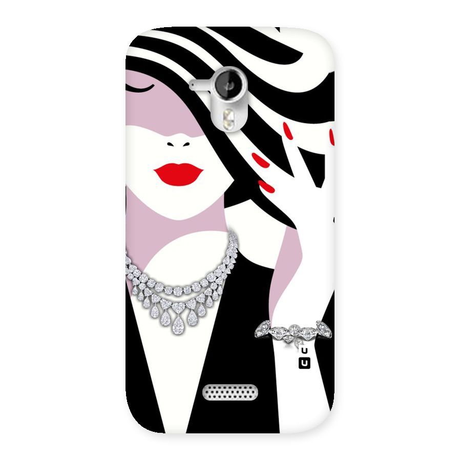 Women Beauty Back Case for Micromax Canvas HD A116