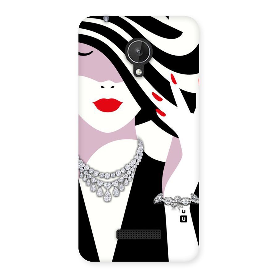 Women Beauty Back Case for Micromax Canvas Spark Q380