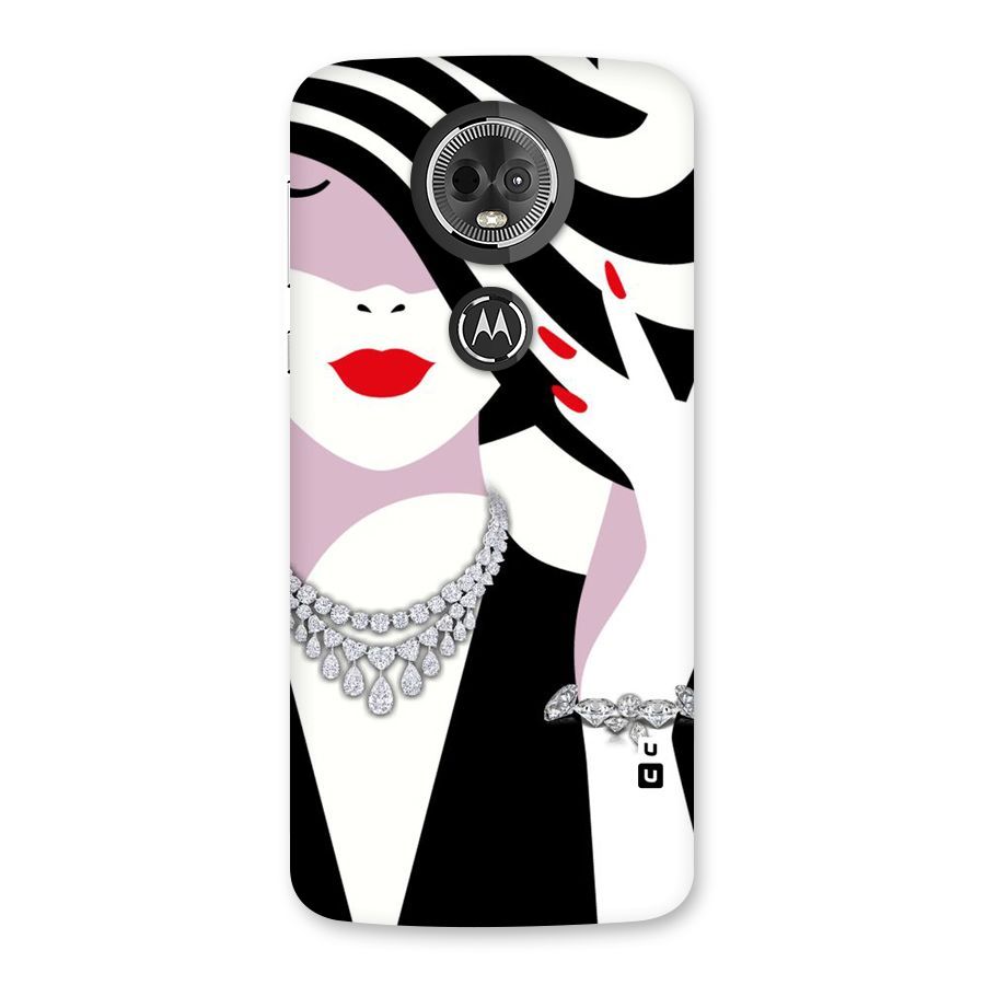 Women Beauty Back Case for Moto E5 Plus
