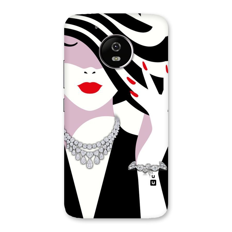 Women Beauty Back Case for Moto G5