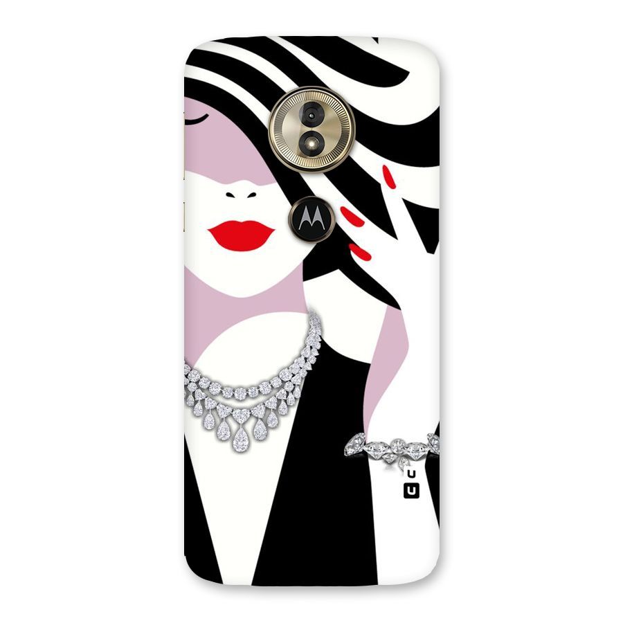 Women Beauty Back Case for Moto G6 Play