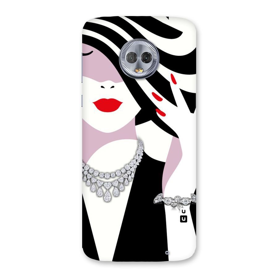 Women Beauty Back Case for Moto G6 Plus
