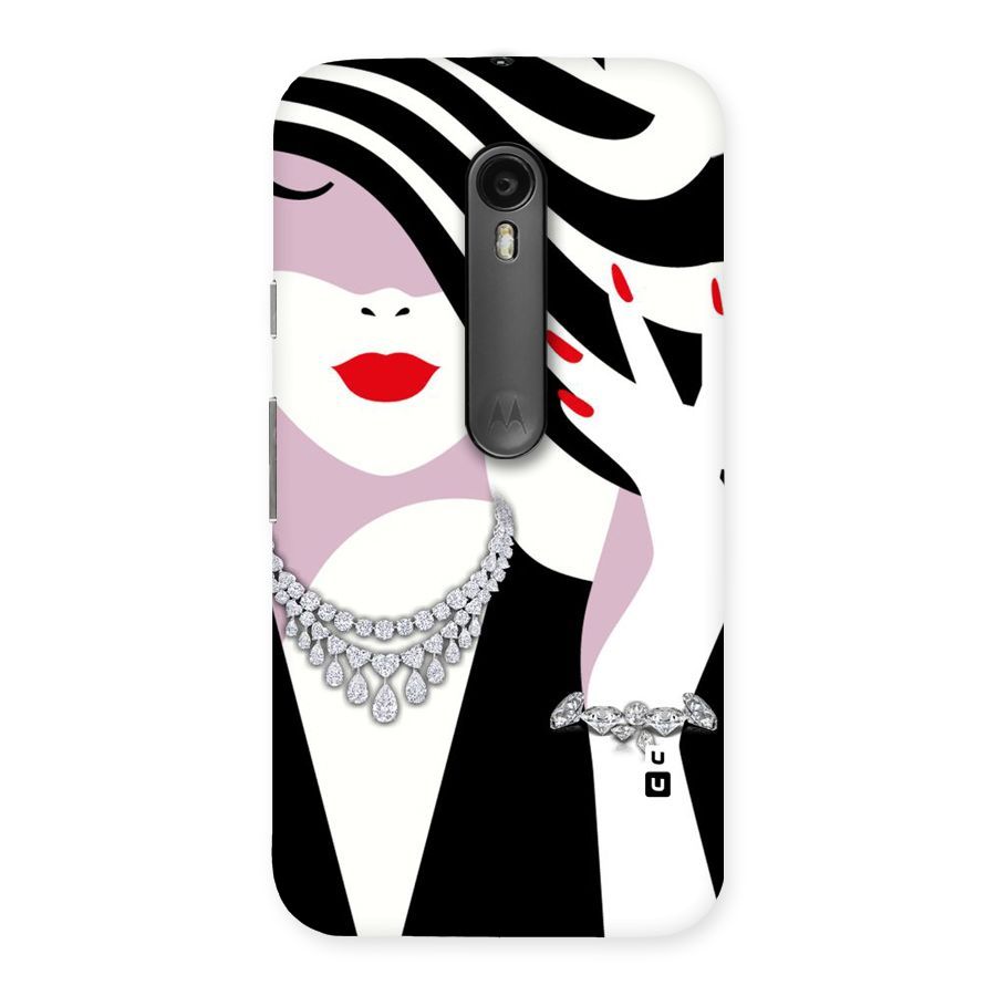 Women Beauty Back Case for Moto G Turbo