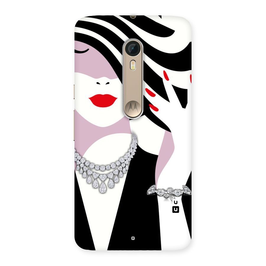 Women Beauty Back Case for Motorola Moto X Style