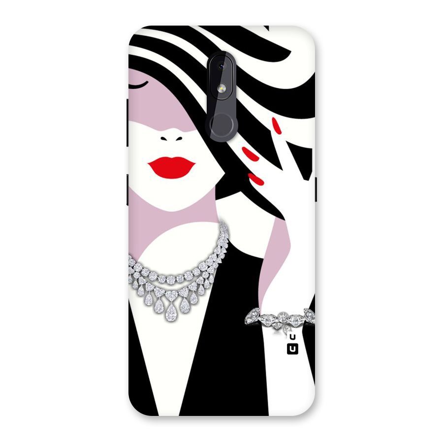 Women Beauty Back Case for Nokia 3.2