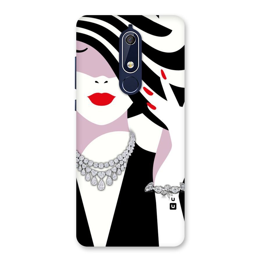 Women Beauty Back Case for Nokia 5.1