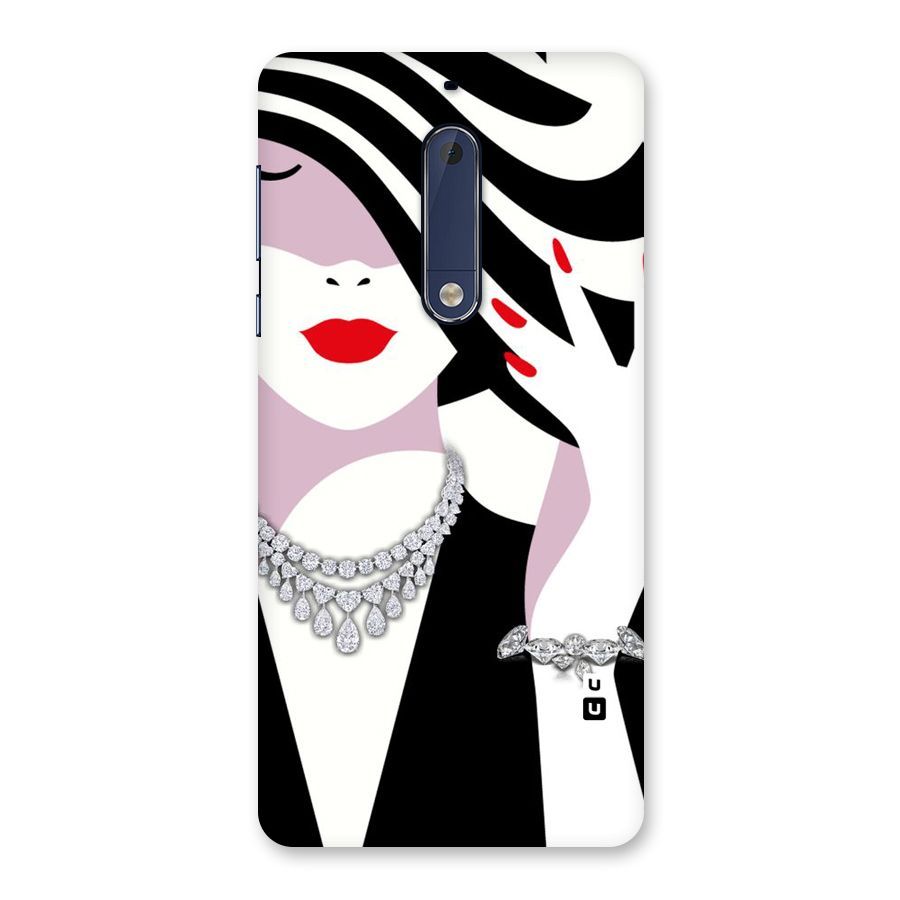 Women Beauty Back Case for Nokia 5