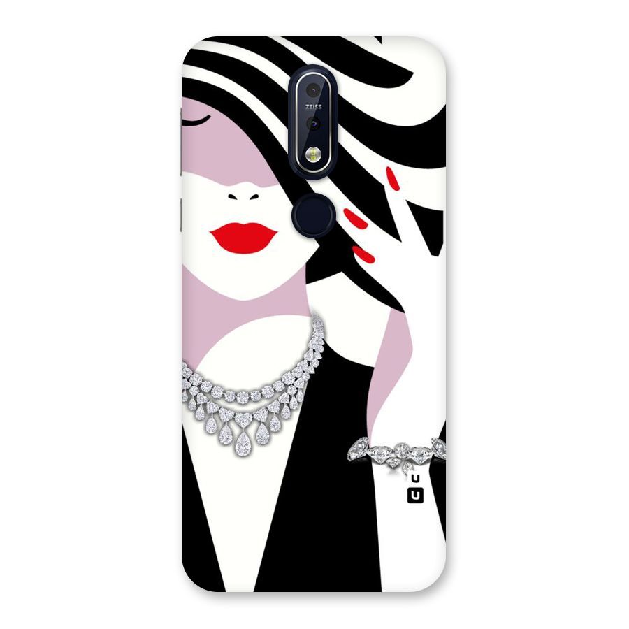 Women Beauty Back Case for Nokia 7.1