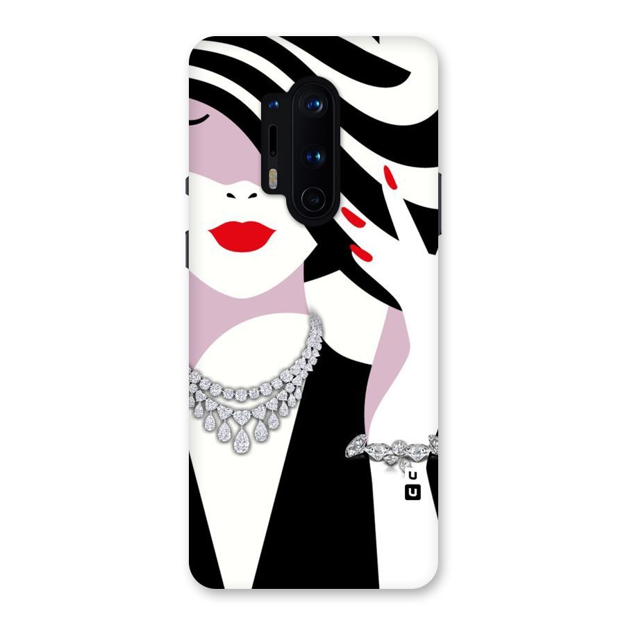Women Beauty Back Case for OnePlus 8 Pro