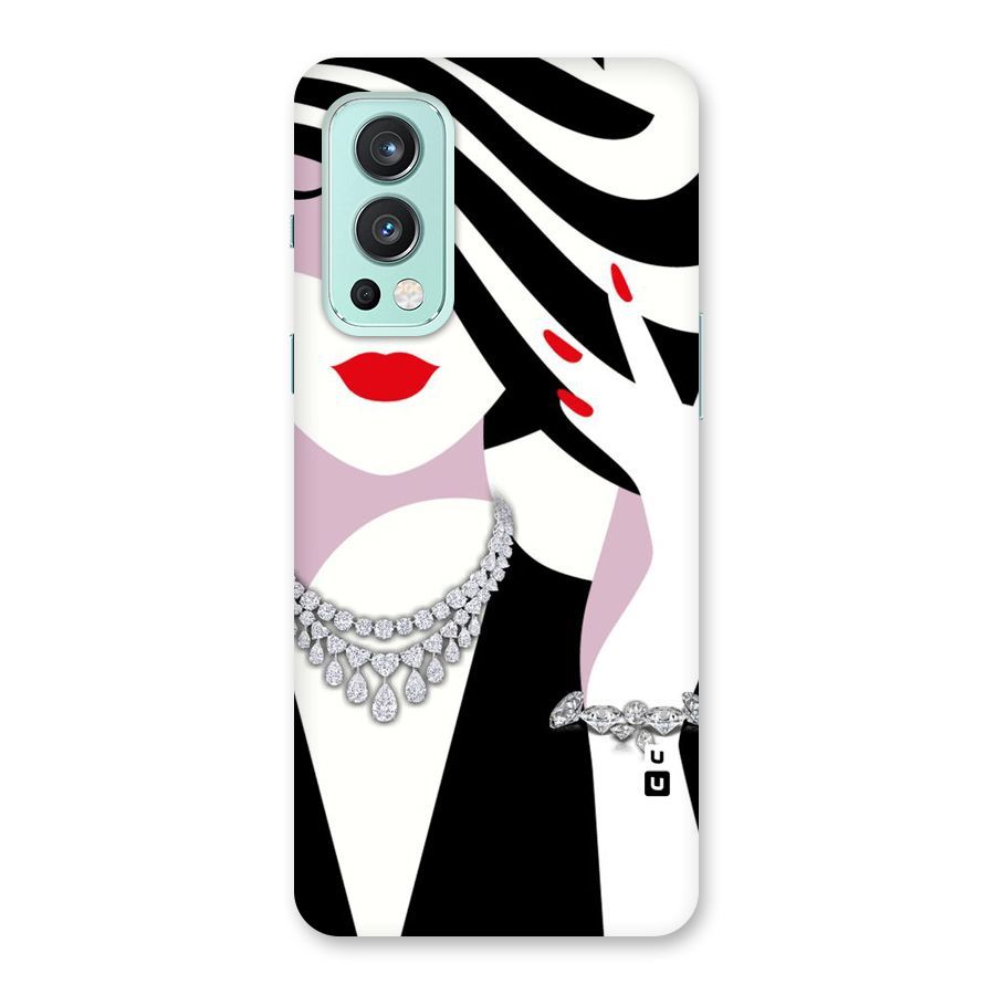 Women Beauty Back Case for OnePlus Nord 2 5G