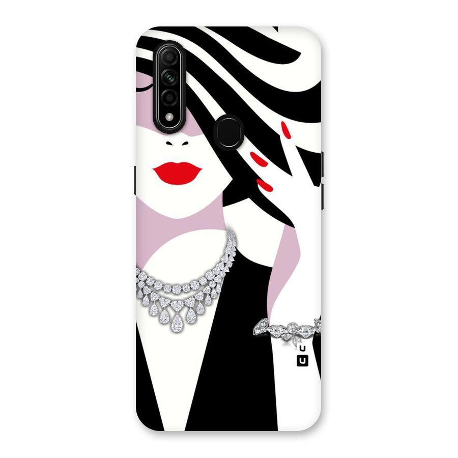 Women Beauty Back Case for Oppo A31