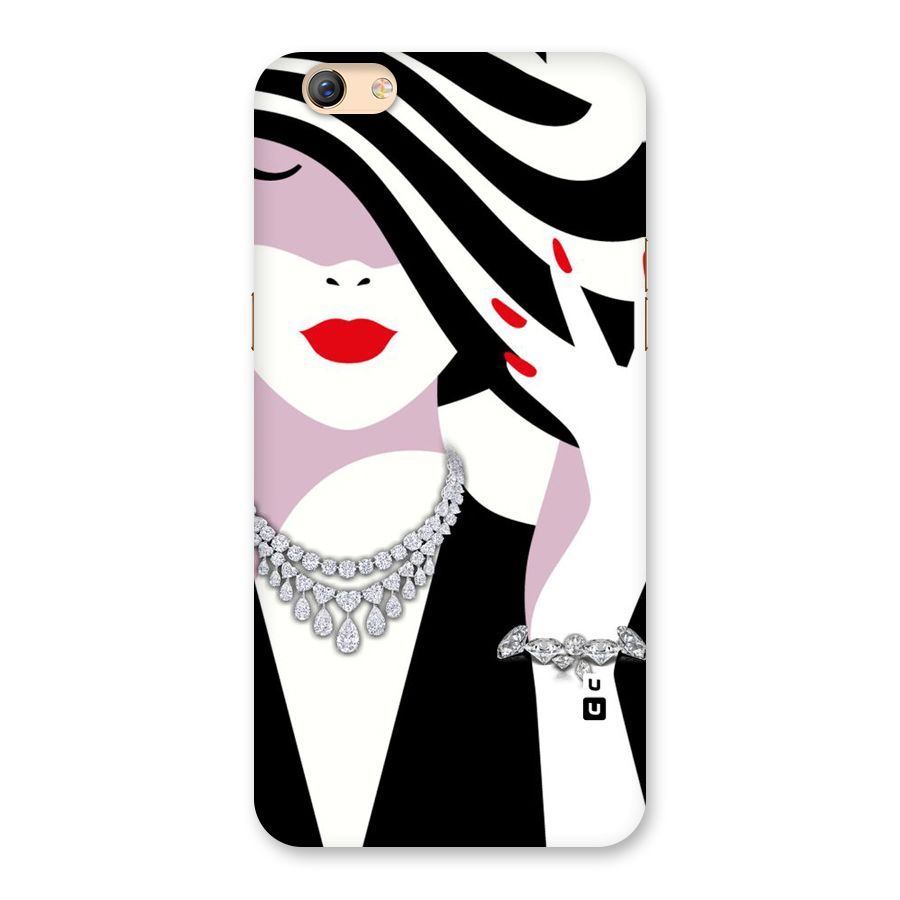 Women Beauty Back Case for Oppo F3 Plus
