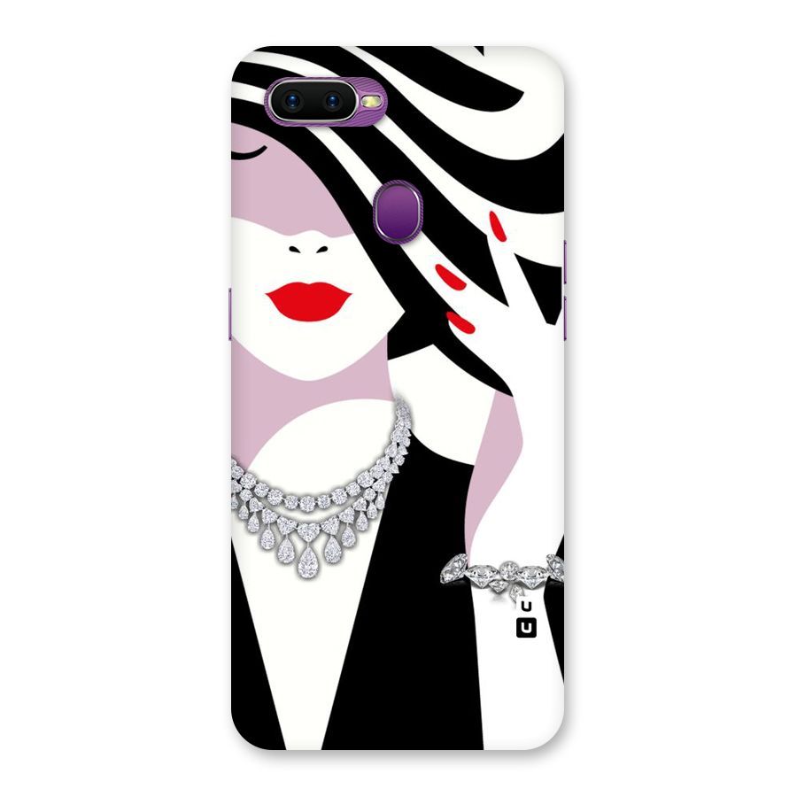 Women Beauty Back Case for Oppo F9