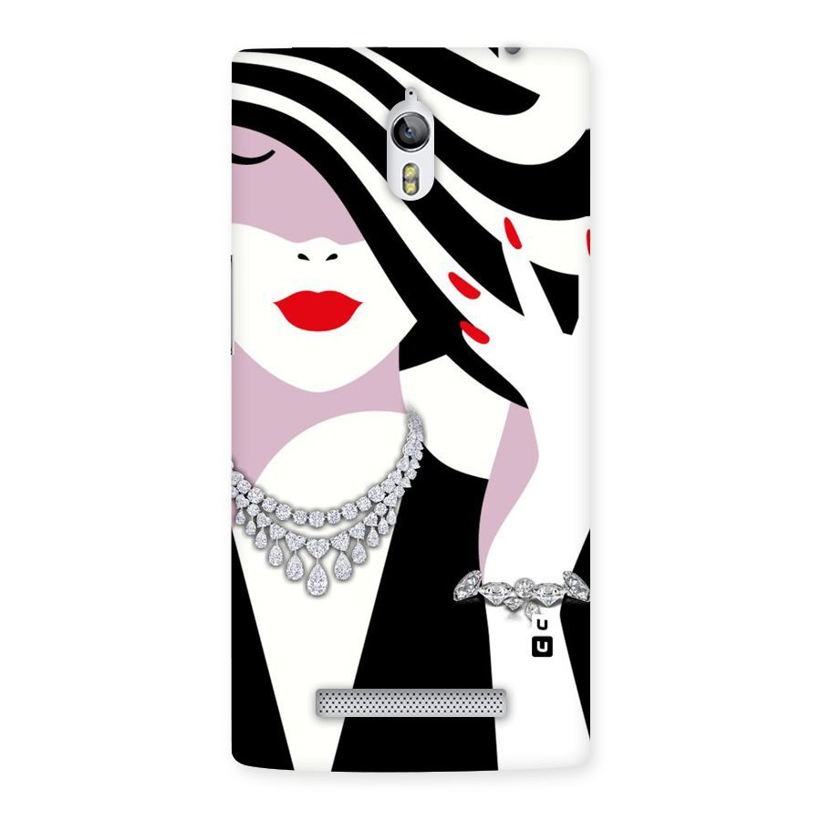 Women Beauty Back Case for Oppo Find 7