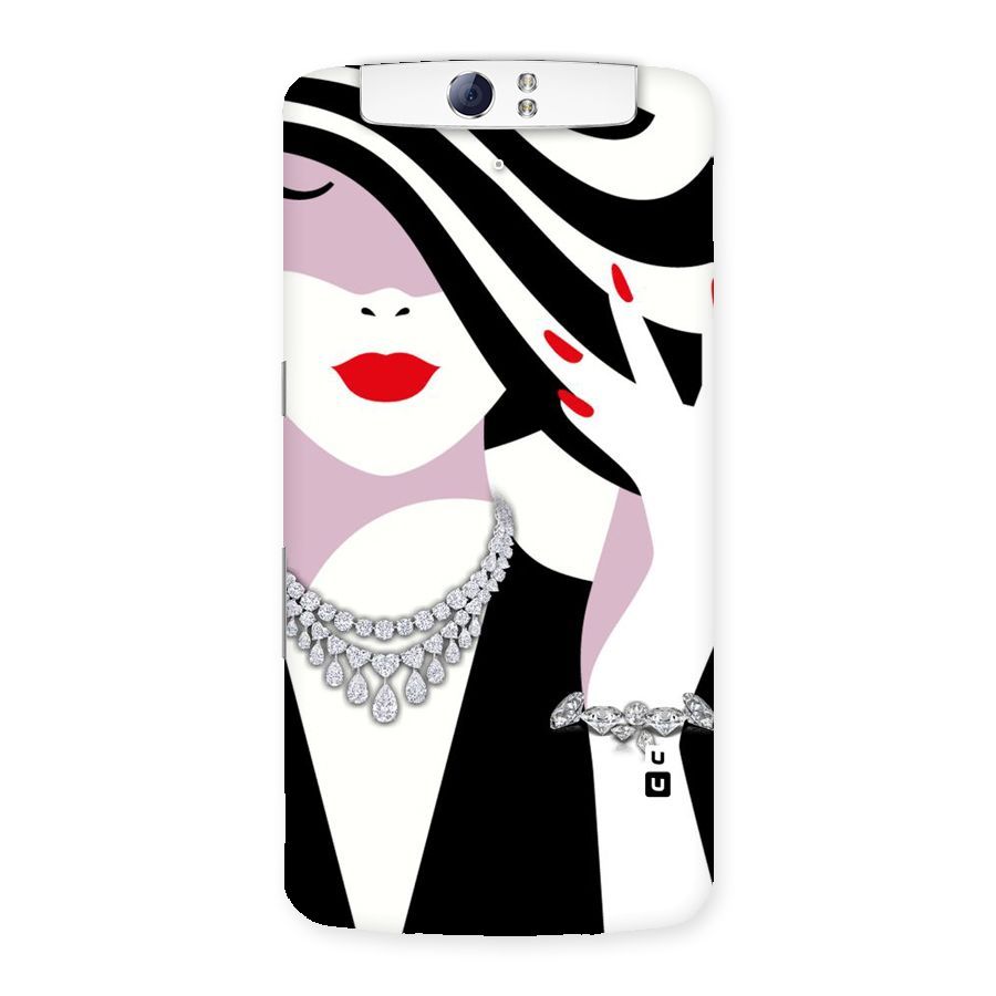 Women Beauty Back Case for Oppo N1
