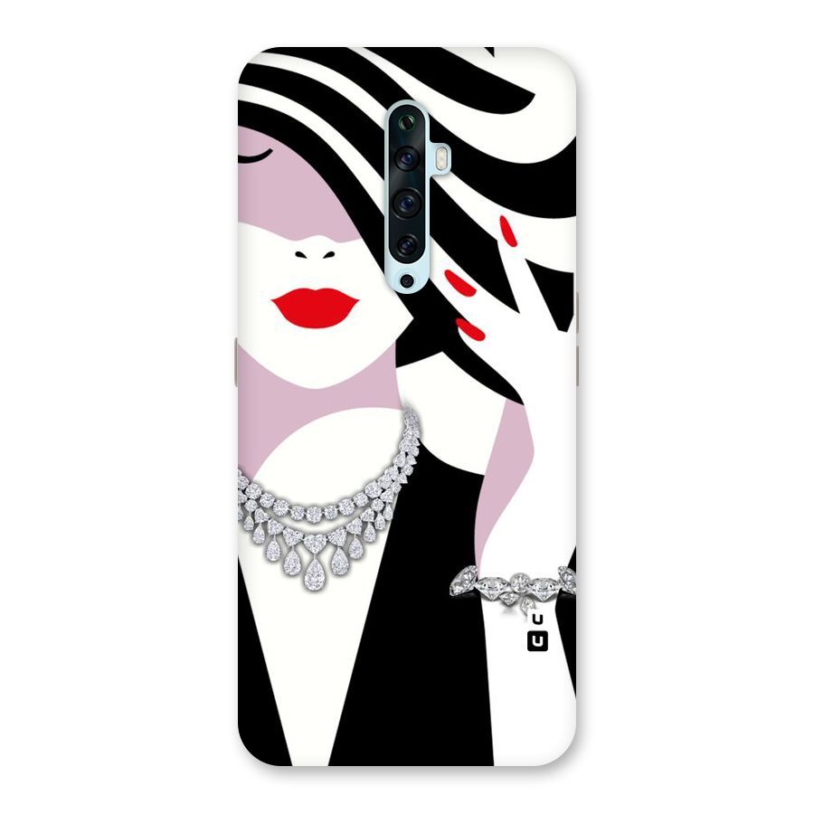 Women Beauty Back Case for Oppo Reno2 Z