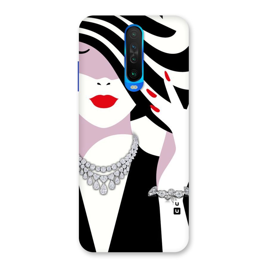 Women Beauty Back Case for Poco X2