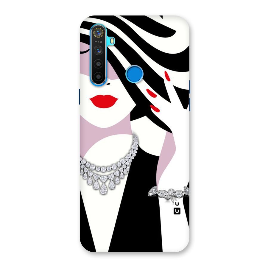 Women Beauty Back Case for Realme 5