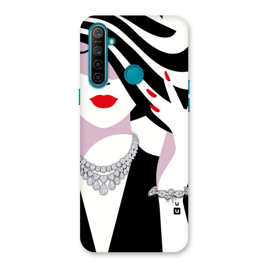 Women Beauty Back Case for Realme 5i