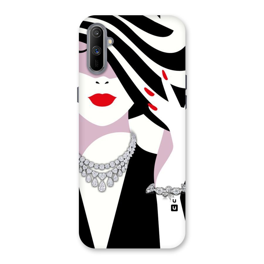 Women Beauty Back Case for Realme C3