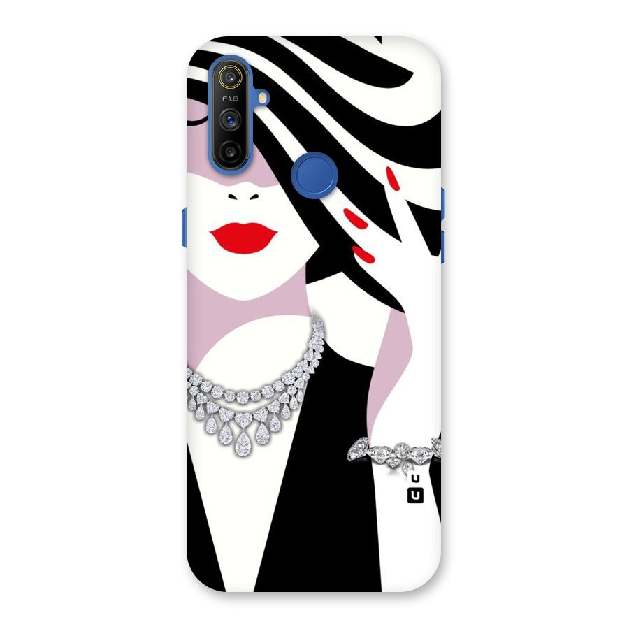 Women Beauty Back Case for Realme Narzo 10A