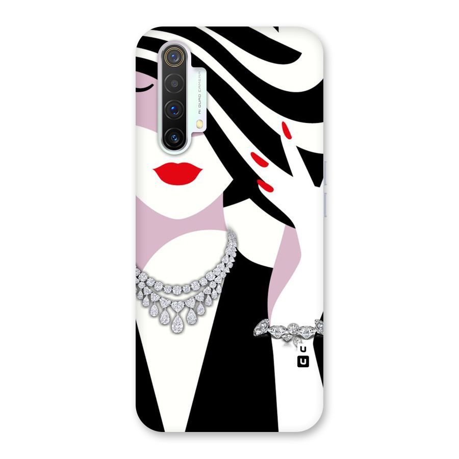 Women Beauty Back Case for Realme X3