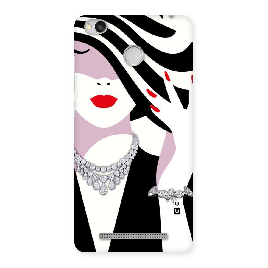 Women Beauty Back Case for Redmi 3S Prime