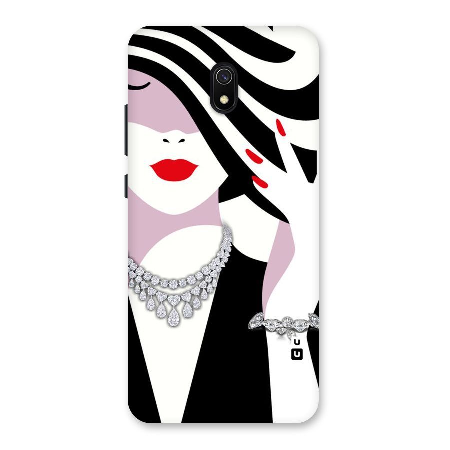 Women Beauty Back Case for Redmi 8A