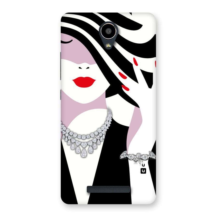 Women Beauty Back Case for Redmi Note 2