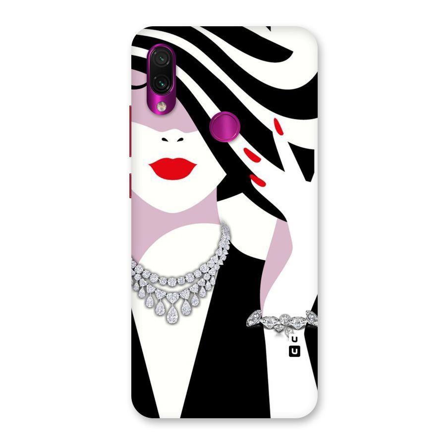 Women Beauty Back Case for Redmi Note 7 Pro