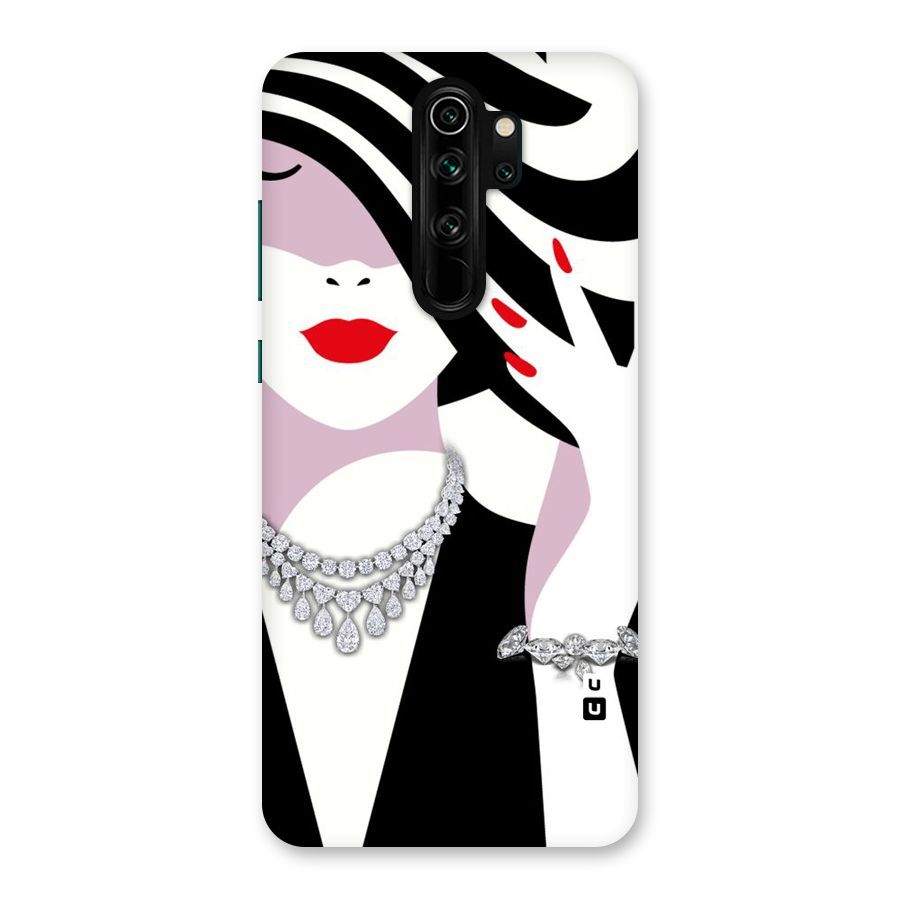 Women Beauty Back Case for Redmi Note 8 Pro