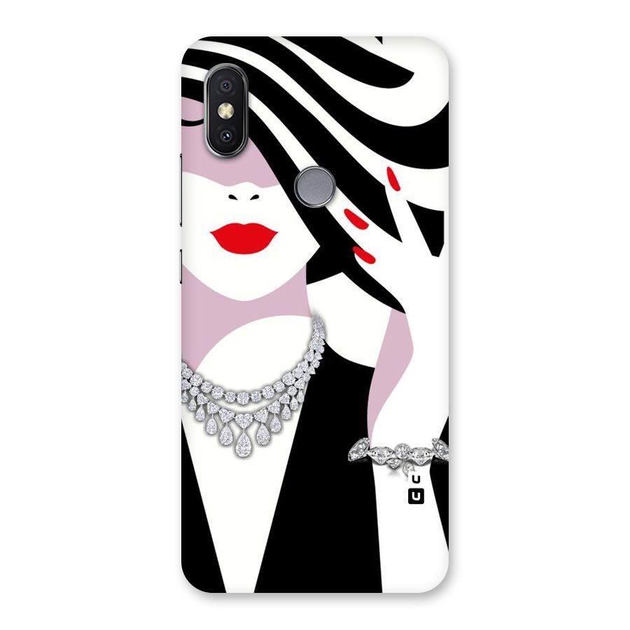 Women Beauty Back Case for Redmi Y2