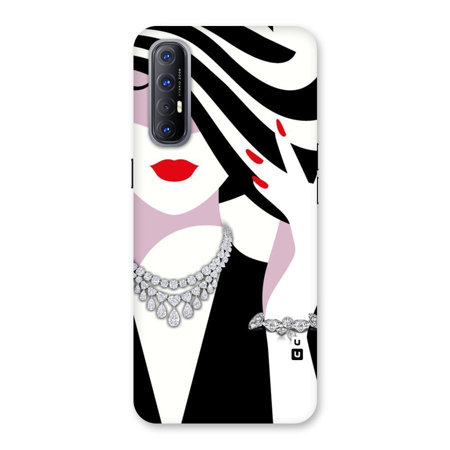 Women Beauty Back Case for Reno3 Pro
