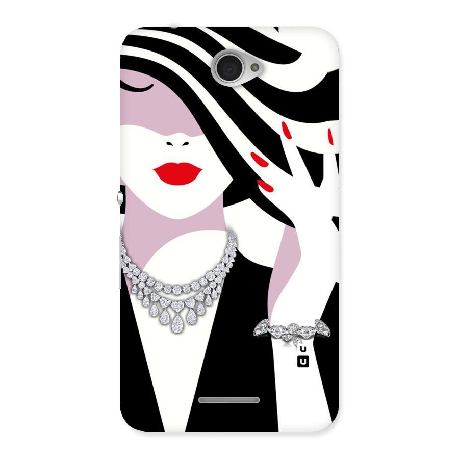 Women Beauty Back Case for Sony Xperia E4