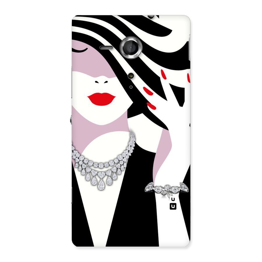 Women Beauty Back Case for Sony Xperia SP