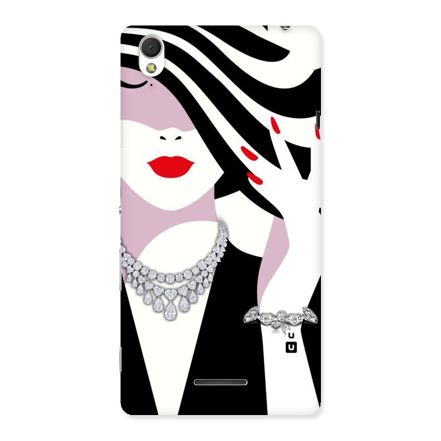Women Beauty Back Case for Sony Xperia T3
