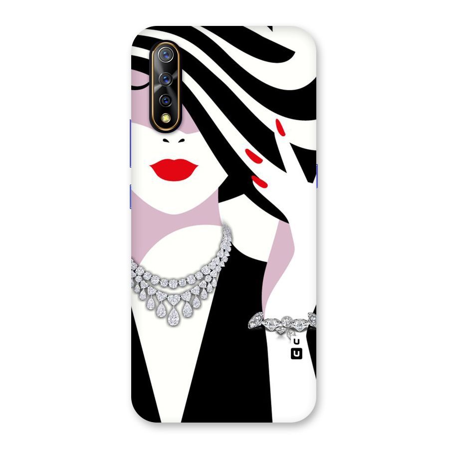 Women Beauty Back Case for Vivo S1