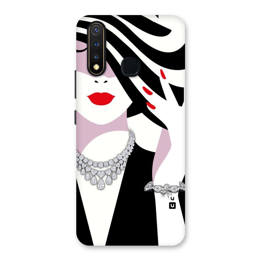 Women Beauty Back Case for Vivo U20