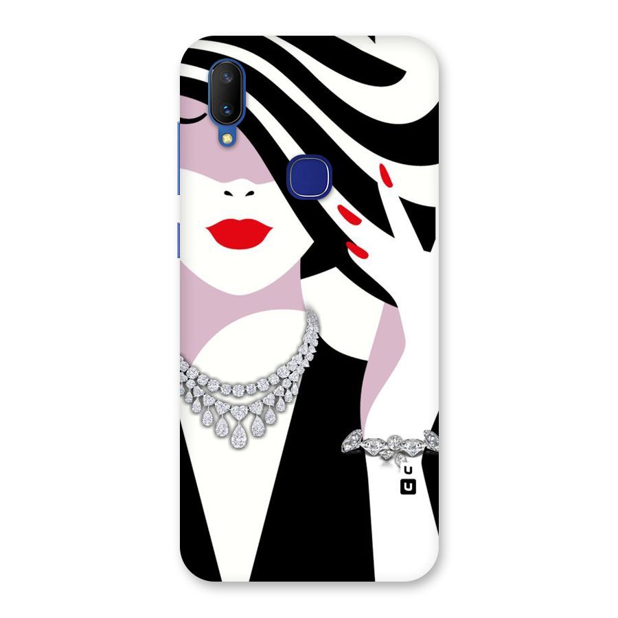 Women Beauty Back Case for Vivo V11