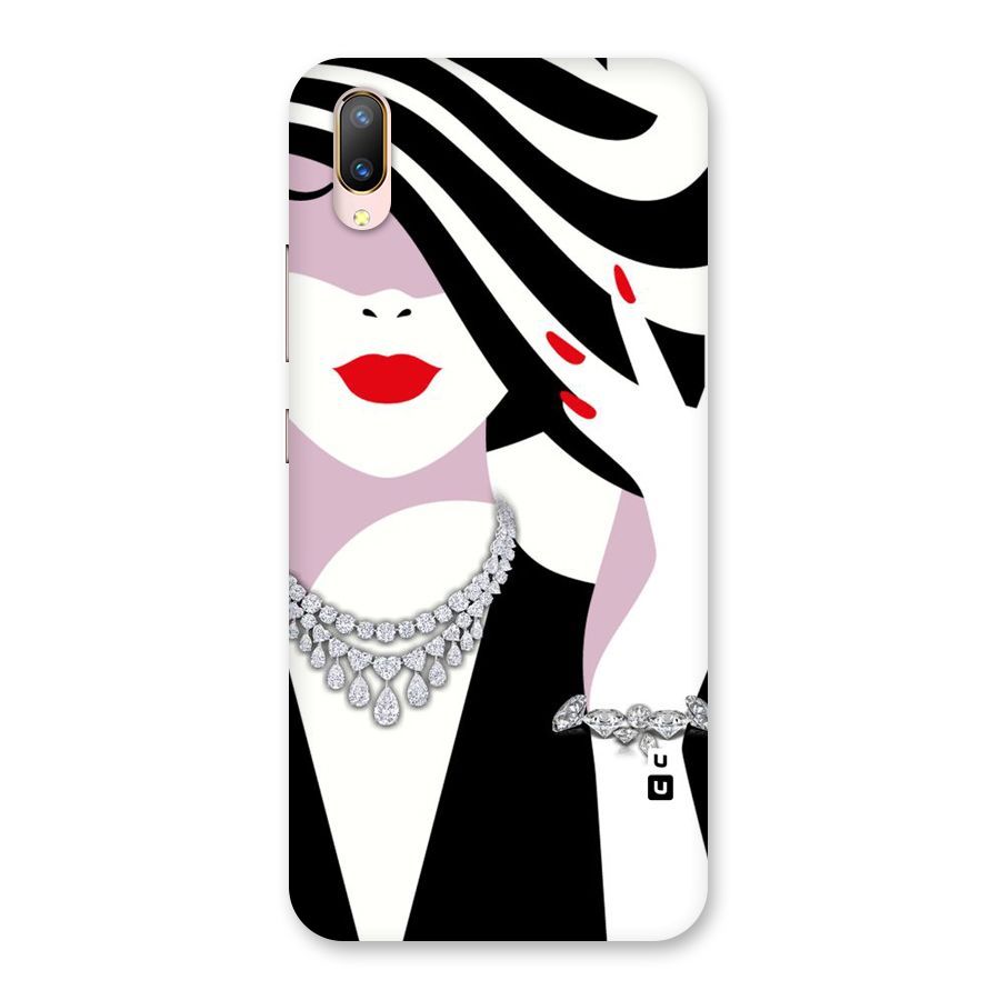 Women Beauty Back Case for Vivo V11 Pro