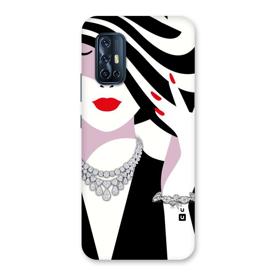 Women Beauty Back Case for Vivo V17