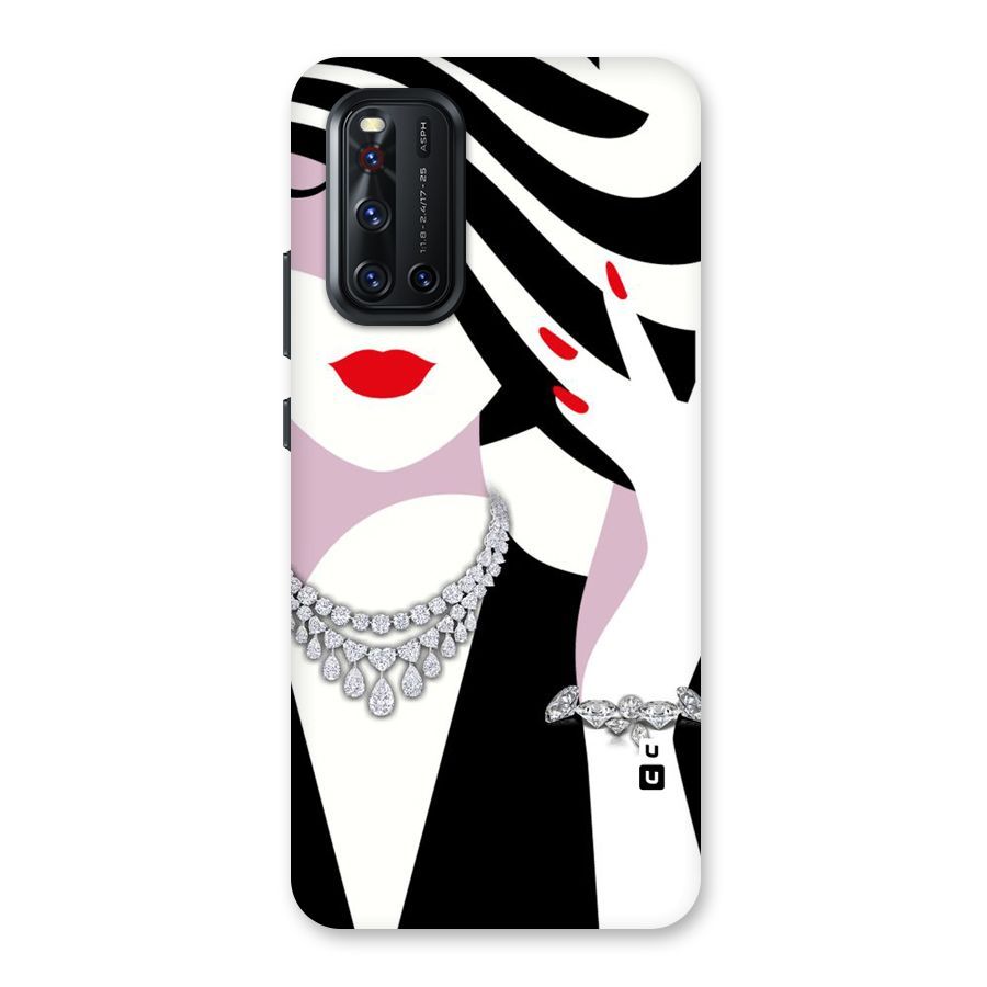 Women Beauty Back Case for Vivo V19