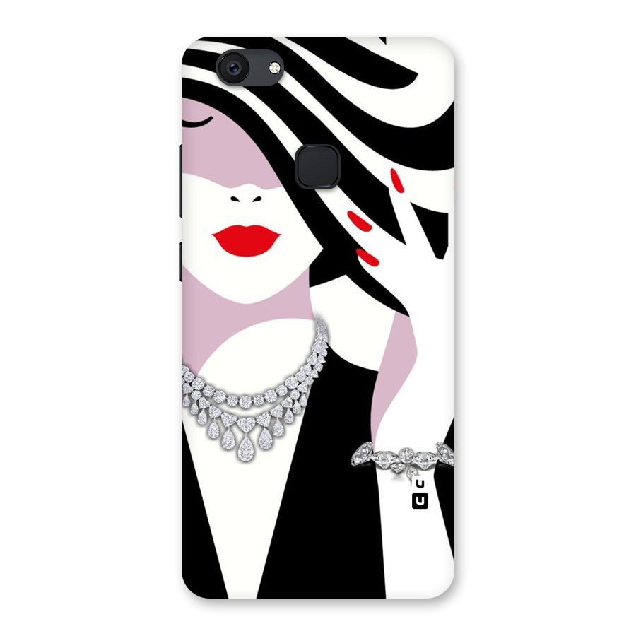 Women Beauty Back Case for Vivo V7 Plus