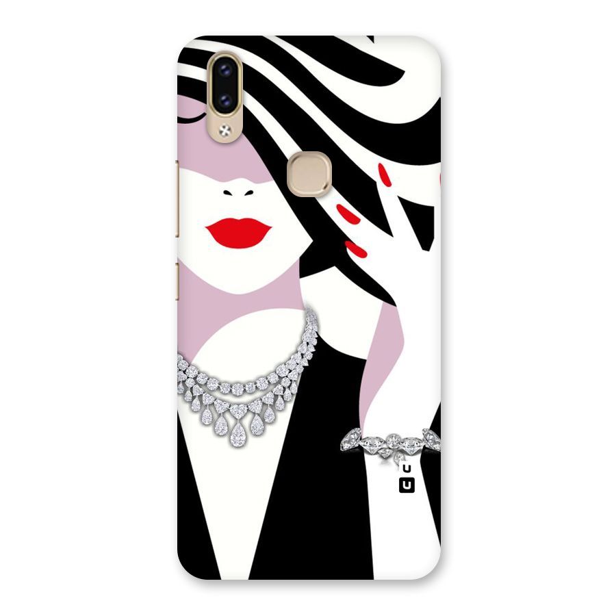 Women Beauty Back Case for Vivo V9 Youth