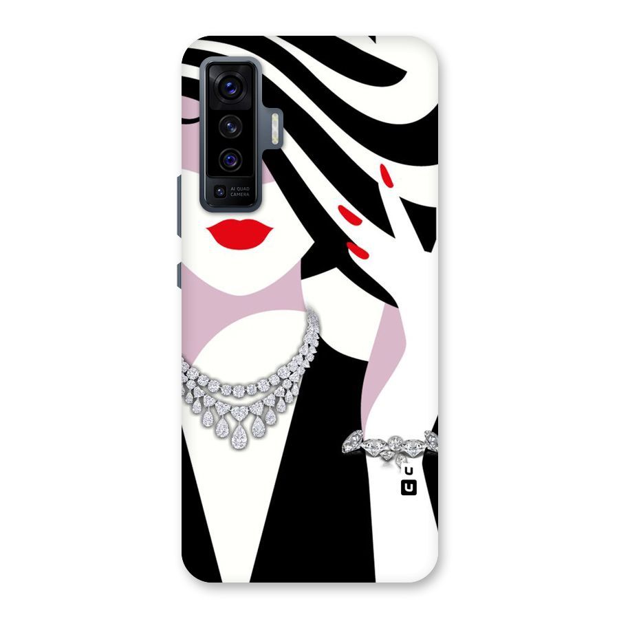 Women Beauty Back Case for Vivo X50
