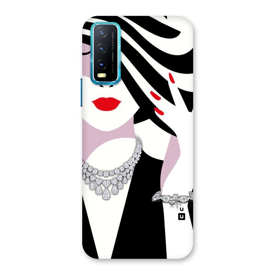 Women Beauty Back Case for Vivo Y20