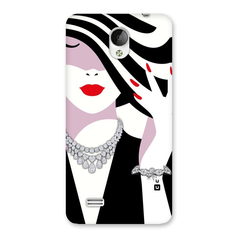Women Beauty Back Case for Vivo Y21